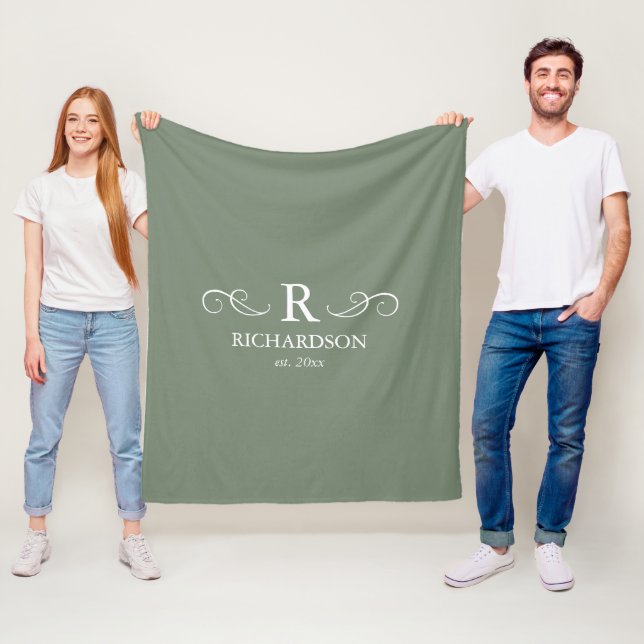 Rustikale Fleecedecke (Beispiel)