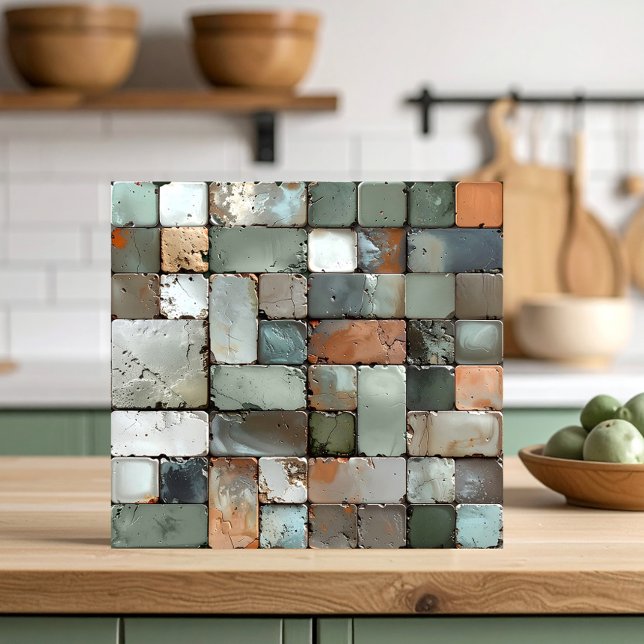 Rüstikale Fliesenmosaik ID1187c Fliese (Von Creator hochgeladen)