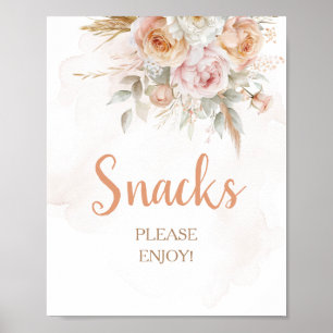 Rustikale Flora ist nicht ihr einfühlsamer Geburts Poster