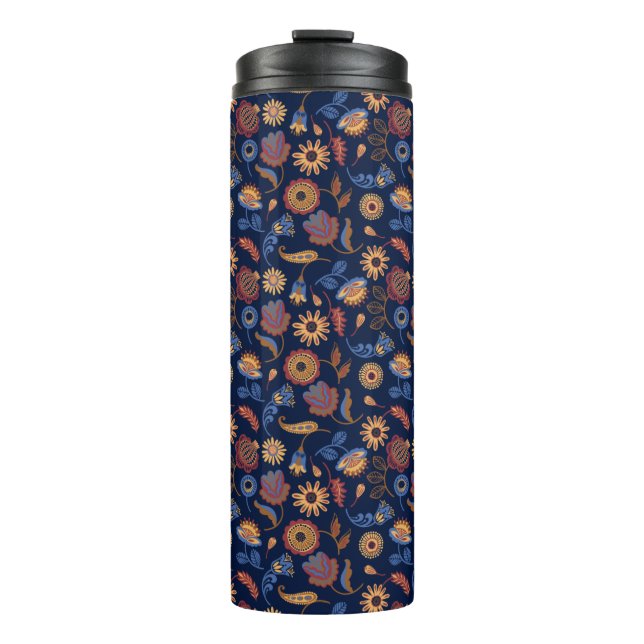 Rustikale Flora Thermosbecher (Vorderseite)