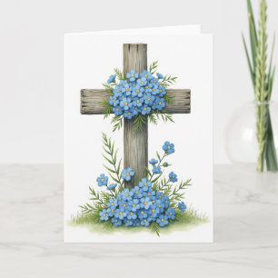 Rustikale Florale Erinnerungskarte Karte