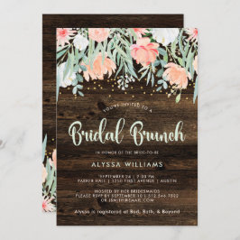 Rustikale Florromantik | Bridal Brunch Einladung