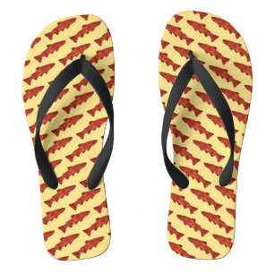 Rustikale Forelle Flip Flops
