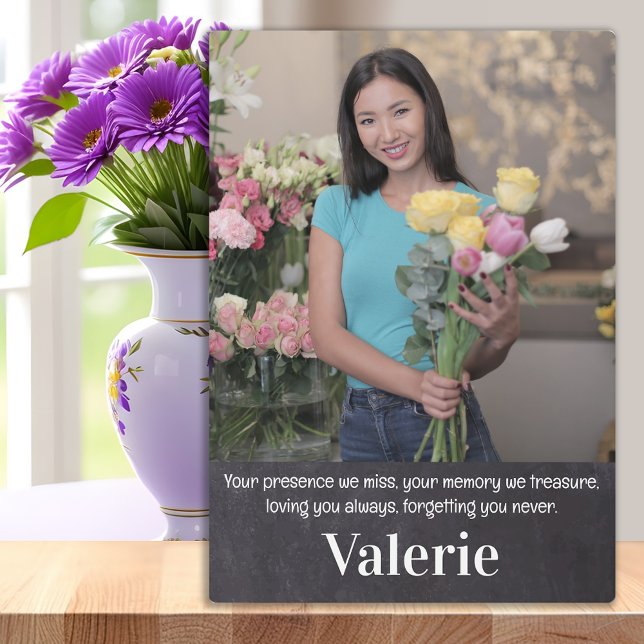 Rustikale Foto-Memorial Fotoplatte (Von Creator hochgeladen)