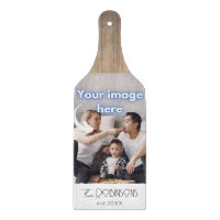 Rustikale Fotovorlage Personalisierte Kalligrafie