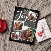 Rustikale Freude | Weihnachtsfoto Collage
