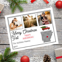Rustikale frohe Weihnachten aus Arkansas Foto Urla