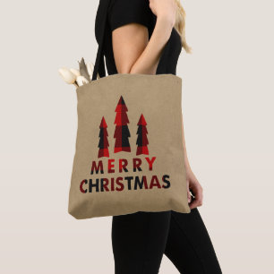 Rustikale frohe Weihnachtsbaumen Red Buffalo Karie