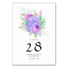 Rustikale Frühjahrssonne Tischnummer