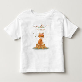 Rustikale Fuchs-Baby-Party Kleinkind T-shirt