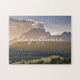 Rustikale Gästebuchalternative Puzzle