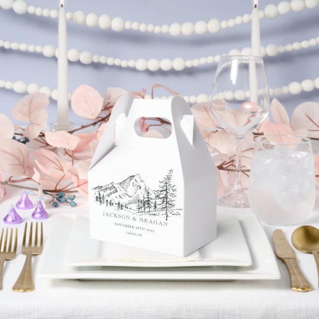 Rustikale Gastgeschenk Hochzeit Geschenkschachtel (Hochzeit)