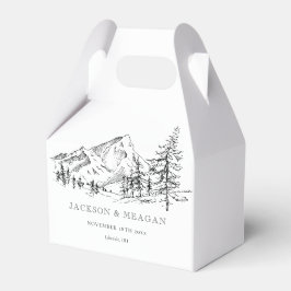 Rustikale Gastgeschenk Hochzeit Geschenkschachtel