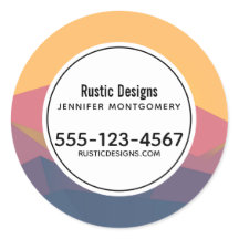 Rustikale Gebirge Geometrie Minimalistisches Gesch