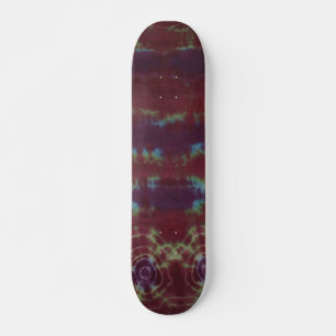 Rustikale Gefärbte Krawatte Skateboard