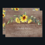 Rustikale Gelbe Sonnenblume Geburtstagsparty Einladung<br><div class="desc">Schönes Aquarell gelbe Sonnenblumen Blumenstrauß mit Sonnenblumen,  Marmelade,  Beeren und Grün. Besuchen Sie unseren Shop und sehen Sie unsere gesamte Blumensammlung</div>