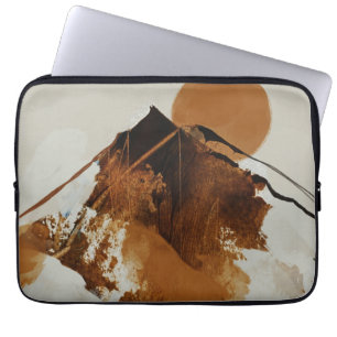 Rustikale, gemalte Bergwelt Laptopschutzhülle