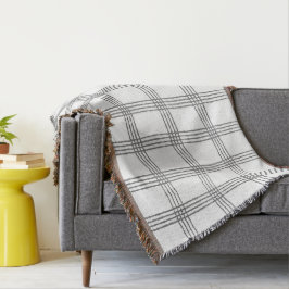 Rustikale Geometrie Moderne Minimalistische Karier Decke