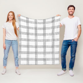 Rustikale Geometrie Moderne Minimalistische Karier Fleecedecke