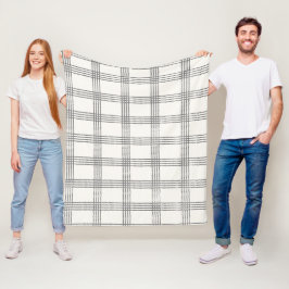 Rustikale Geometrie Moderne Minimalistische Karier Fleecedecke
