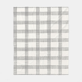 Rustikale Geometrie Moderne Minimalistische Karier Fleecedecke