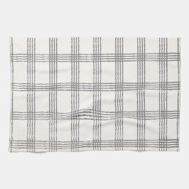 Rustikale Geometrie Moderne Minimalistische Karier Geschirrtuch