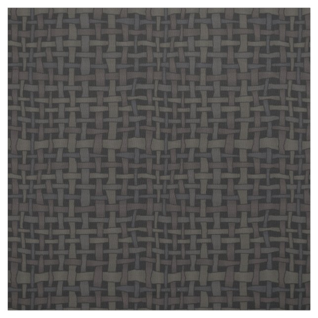 Rustikale gesponnene elegante schwarze Leinwand Stoff (Muster)