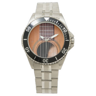 Rustikale Gitarre Armbanduhr