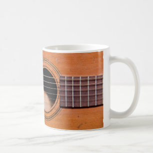 Rustikale Gitarre Kaffeetasse