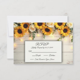 Rustikale Goldene Stunde Ansammlungen RSVP Karte