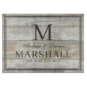 Rustikale GRILLEN Paare ernennen Driftwood Wedding Schneidebrett