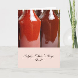 Rustikale GRILLEN Vatertag mit Sauce Flaschen Einladung