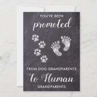 Rustikale Großeltern Schwangerschaft Hund Lover Ba