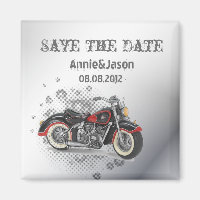 Rustikale Grunge Motorrad-Hochzeit