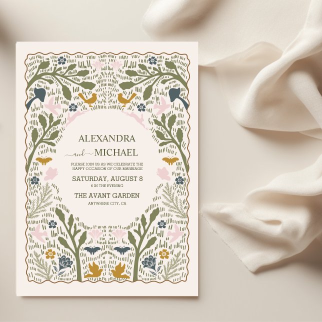 Rustikale Grünwaldlandhochzeit Einladung (Von Creator hochgeladen)