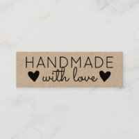 Rustikale Handarbeit mit Liebe Black Hearts Kraft