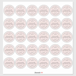 Rustikale hausgemachte Blaubeere, Marmelade, Paste Aufkleber