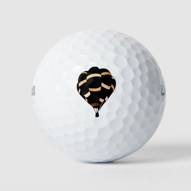 Rustikale Heißluftballons Golfball (Vorderseite)