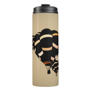 Rustikale Heißluftballons Thermosbecher