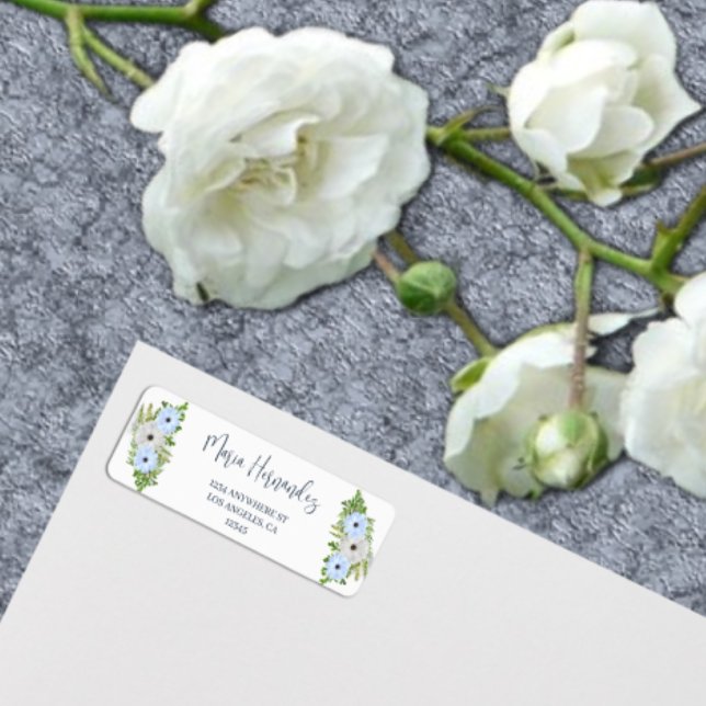 Rustikale hellblaue und weiße florale Quinceañera  (Von Creator hochgeladen)