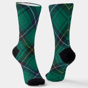 Rustikale Henderson-Tartan-Karo Grün Socken