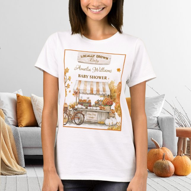 Rustikale Herbst-Bauern Markt Kinderdusche T-Shirt (Von Creator hochgeladen)