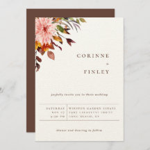 Rustikale Herbst-Bouquet-Hochzeit