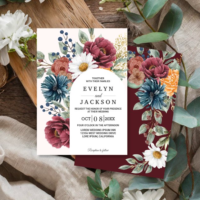 Rustikale Herbst-Hochzeit mit Sonnenblumen-Scheune Einladung (Von Creator hochgeladen)