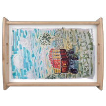 Rustikale Herbst-Kürbiswagen-Ernte-Illustration