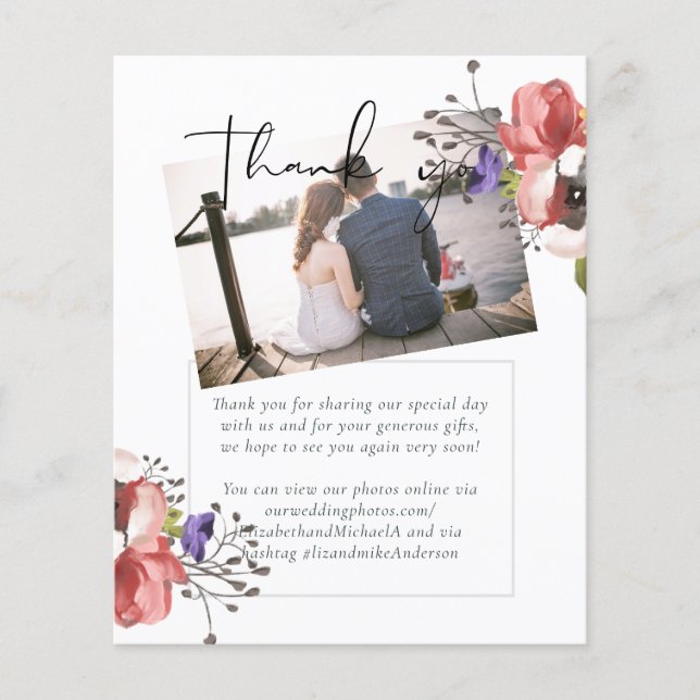 Rustikale Herbstfarben Hochzeitskollektion - Budge (Vorderseite)