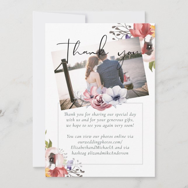 Rustikale Herbstfarben Hochzeitskollektion - Budge (Vorderseite)