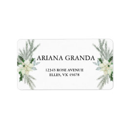 Rustikale Herbsthochzeit Adressaufkleber