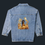 Rustikale Herbsthochzeit Denim Jacket Jeansjacke<br><div class="desc">Bleibe stylisch und gemütlich mit dieser rustikalen Herbstsojacke! Eine perfekte Mischung aus Eleganz und lässigem Charme,  ideal für Bräute,  Jungfernhäuser oder Gäste an einer Hochzeit im Herbst.</div>