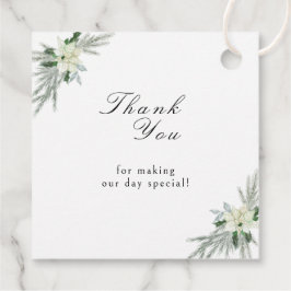 Rustikale Herbsthochzeit Geschenkanhänger